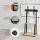 Миниатюра изображения товара Стойка для ТВ/аппаратуры Holder PR-108 (черный/керамика)