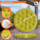 Миниатюра изображения товара Кресло-качалка Tetchair Papasan W 23/01 B с подушкой (коньячный/флок олива)