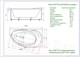 Миниатюра изображения товара Ванна акриловая Aquatek Бетта 160x97 R (с экраном)