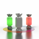 Светильник уличный БЕРКАНО Candy Square / 210_131_45_105 (Silver RGB) — фото 6