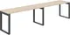 Комплект письменных столов Norden 320х60х75 / AG.173.AR.L.72.AN (антрацит/серебристый/акация равелло) — фото 2