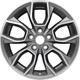 Миниатюра изображения товара Литой диск Khomen KHW1713 Kodiaq/Tiguan 17x7" 5x112мм DIA 57.1мм ET 40мм (Gray FP)
