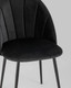 Миниатюра изображения товара Стул Stool Group Логан SN LV-121-H75-01-01 (велюр черный)