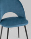 Миниатюра изображения товара Стул Stool Group Меган SN LV-122-H58-01-01 (велюр пыльно-синий)