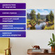 Миниатюра изображения товара Набор алмазной вышивки Остров Сокровищ Проточная река / 663851
