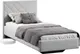 Миниатюра изображения товара Односпальная кровать ТриЯ Кевия 800 Тип 1 (велюр Confetti Silver)