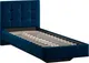 Миниатюра изображения товара Односпальная кровать ТриЯ Эмма 800 Тип 1  (велюр Confetti Blue)
