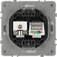 Розетка ЭРА Galaxy 15-3110-08 RJ45+TV IP20 / Б0070790 (белый матовый) — фото 6