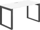 Письменный стол Norden 120x60x75 / AG.101.WH.L.72.AN (антрацит/серебристый/белый) — фото 2