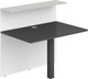 Офисная стойка Norden 120х81.8х112.5 / QR.102.WH.AN (белый/антрацит/светло-серый) — фото 2