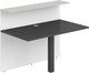 Офисная стойка Norden 140х81.8х112.5 / QR.103.WH.AN (белый/антрацит/светло-серый) — фото 2