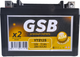 Мотоаккумулятор GSB (1) 280A / YTZ12S-BS (11 А/ч) — фото 2