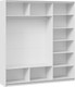 Миниатюра изображения товара Шкаф-купе ТриЯ Оскар Тип 2 Т2 2100 с 3 зеркальными дверями (ручка белая/белый снег)