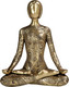 Миниатюра изображения товара Статуэтка Gipfel Yoga 43594 (золото/черный)