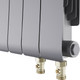 Миниатюра изображения товара Радиатор биметаллический Royal Thermo Infinity 500 Silver Satin VR80 (6 секций)