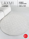 Миниатюра изображения товара Коврик LAXMI Comfort 847 круг (1.2x1.2, Cream/Cream)