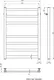 Полотенцесушитель водяной Stinox Prestige 50x80 / pr80bs-1 (сатин) — фото 6