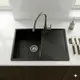 Миниатюра изображения товара Мойка кухонная ProHeat Quarz PRH-760 Wing (черный)