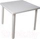 Миниатюра изображения товара Стол пластиковый Стандарт Пластик Групп Квадратный 80х80 (белый)