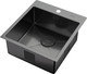 Мойка кухонная ZORG Zerox 46 / IF PVD Gunblack — фото 5