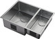 Мойка кухонная ZORG Zerox 58-2 U / IF-R Steel — фото 5
