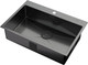 Мойка кухонная ZORG Zerox 75 / IF PVD Gunblack — фото 5