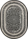 Коврик Bossan Saphir E627A-KREM-K.GRI-OVAL (1.2x1.7) — фото 4