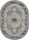 Ковер Bossan Saphir E606A-A.GRI-GRI-OVAL (1.6x2.3) — фото 4
