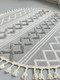 Миниатюра изображения товара Коврик LAXMI Quincey 1259 круг (1.2x1.2, Cream/Grey)