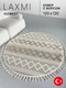 Миниатюра изображения товара Коврик LAXMI Quincey 1259 круг  (1.2x1.2, Cream/Beige)