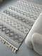 Миниатюра изображения товара Коврик LAXMI Quincey 1259 прямоугольник (1.2x1.8, Cream/Grey)