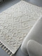 Миниатюра изображения товара Коврик LAXMI Quincey 0019 прямоугольник (0.8x1.5, Cream/Cream)