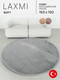 Миниатюра изображения товара Коврик LAXMI Soft круг (1.6x1.6, Grey)