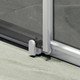 Душевая дверь MaybahGlass 195x140 / MGD-1634-5 (графитовое стекло/хром матовый) — фото 6