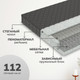Миниатюра изображения товара Матрас Mio Tesoro Black 1.101 70x190
