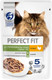 Влажный корм для кошек Perfect Fit с курицей в соусе для стерилизованных кошек от 7 лет (75г) — фото 5