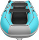 Миниатюра изображения товара Надувная лодка Roger Boat Hunter 3000 (без киля, бирюзовый/серый комби)