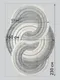 Миниатюра изображения товара Ковер LAXMI New Quincey 2201 фигурная (1.6x2.3, Cream/Grey)