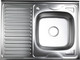 Миниатюра изображения товара Мойка кухонная Wisent WD-8060-R (без сифона)