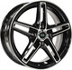 Литой диск Megami MGM-17FF 16x6.5" 5x110мм DIA 63.3мм ET 40мм BKF — фото 2