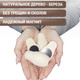 Миниатюра изображения товара Набор заготовок для творчества Брестская Фабрика Сувениров Магнит в форме матрешки m3_blank_x40 (40шт)