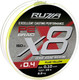 Леска плетеная RUZZA X8 150м Fluo Yellow 0.10мм 6.8кг/15lb / RBX8Y-010 — фото 4