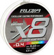 Леска плетеная RUZZA X8 150м Multicolor 0.10мм 6.8кг/15lb / RBX8M-010 — фото 4