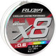 Леска плетеная RUZZA X8 150м Multicolor 0.12мм 9.1кг/20lb / RBX8M-012 — фото 4