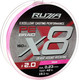 Леска плетеная RUZZA X8 150м Pink 0.23мм 19.1кг/42lb / RBX8P-023 — фото 4