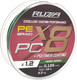 Леска плетеная RUZZA X8 PC 150м Moss Green 0.185мм 8.2кг/18lb / RBX8PCG-185 — фото 4