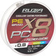 Леска плетеная RUZZA X8 PC 150м Multicolor 0.148мм 5.9кг/13lb / RBX8PCM-148 — фото 4