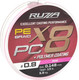 Леска плетеная RUZZA X8 PC 150м Pink 0.148мм 5.9кг/13lb / RBX8PCP-148 — фото 4