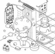 Миниатюра изображения товара Раскраска Махаон Милый дом, мягкая обложка
