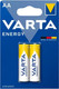 Комплект батареек Varta Energy AA / V04106213412 (2шт) — фото 2